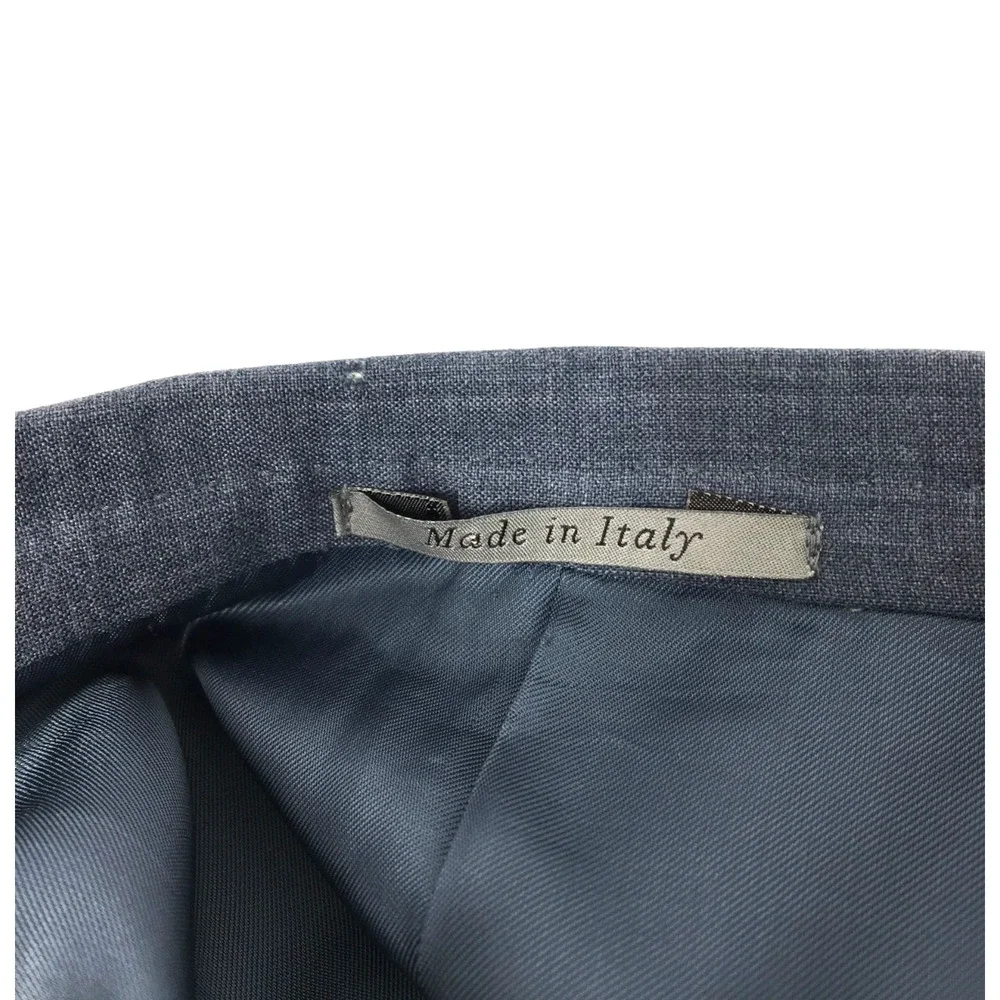 44L Canali 1934 Italy Mens 2 Button Wool Blazer Jacket Slate Gray